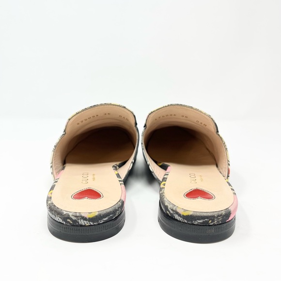 RARE Gucci Princetown Horsebit Angry Cat Tiger Mules Loafers Slides Black 36 6 - Picture 9 of 13